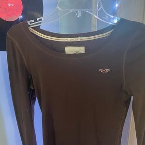 brown Hollister long sleeve